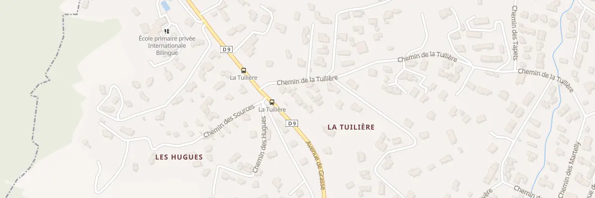 Plan du 68 Che de la Tuilière à Pégomas