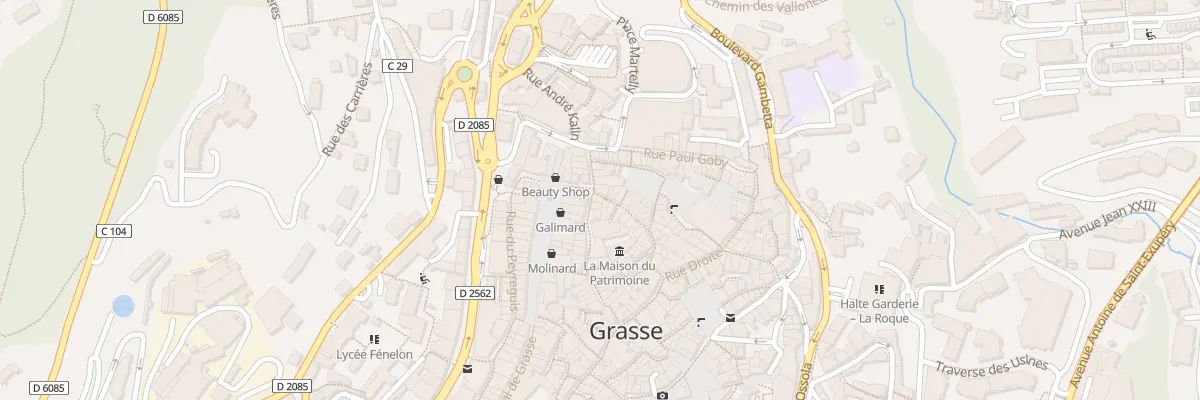 Plan du 28 Rue de l’Oratoire à Grasse