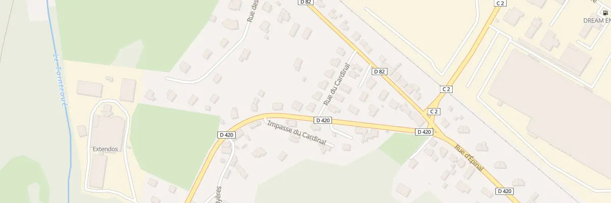 Plan du 52 Rue d’Epinal à Saint-Dié-des-Vosges