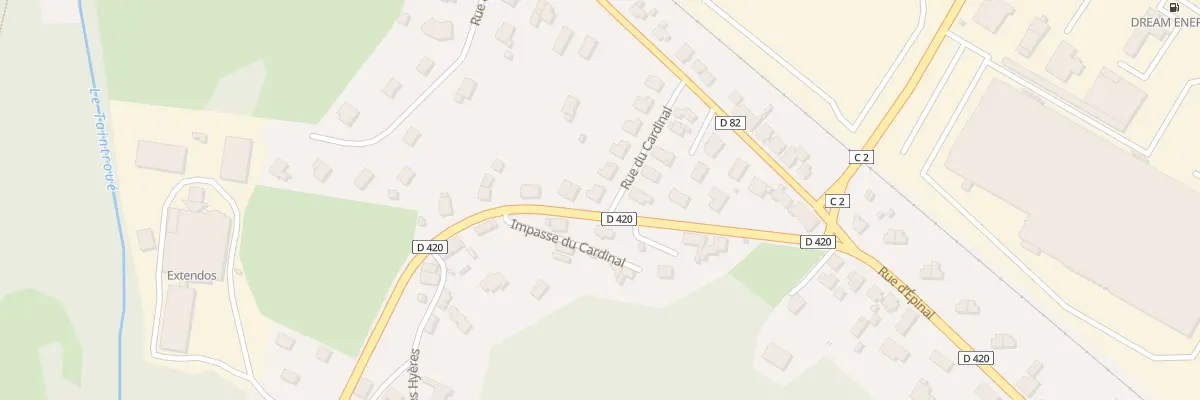Plan du 12 Rue du Cardinal à Saint-Dié-des-Vosges