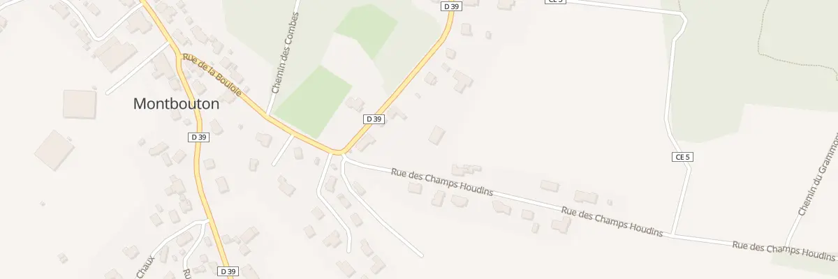 Plan du 3 Rue des Champs Houdins à Montbouton