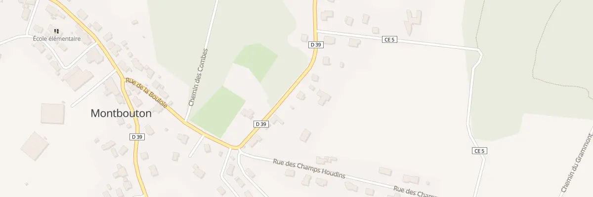 Plan du 22 Rue de la Boulois à Montbouton