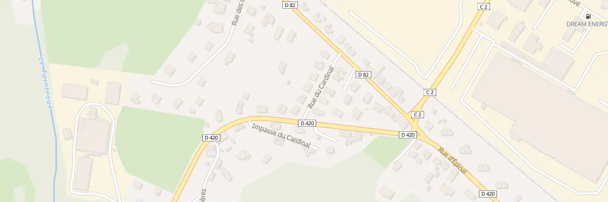 Plan du 10 Rue du Cardinal à Saint-Dié-des-Vosges