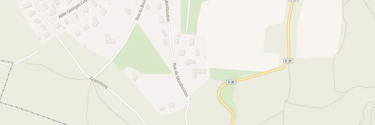 Plan du 43 Rue de Montbouton à Beaucourt
