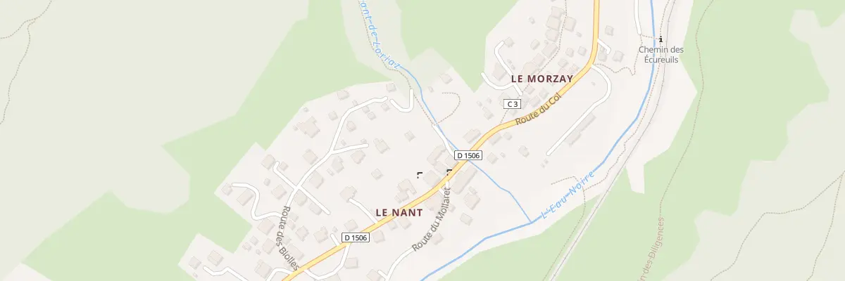 Plan du 1000 Rte du Col à Vallorcine