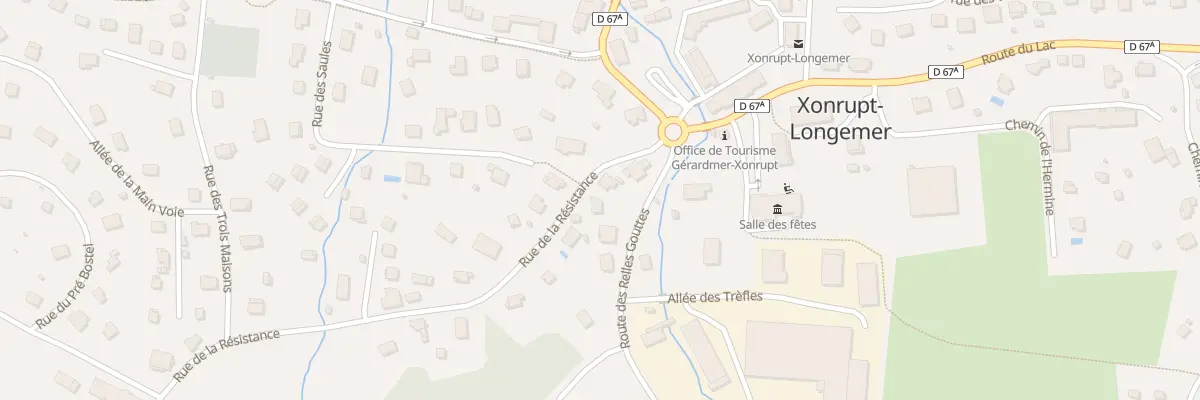 Plan du 75 Rue de la Résistance à Xonrupt-Longemer