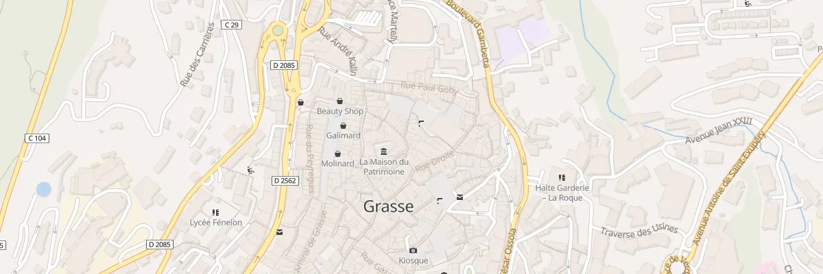 Plan du 2 Rue Charite Vieille à Grasse