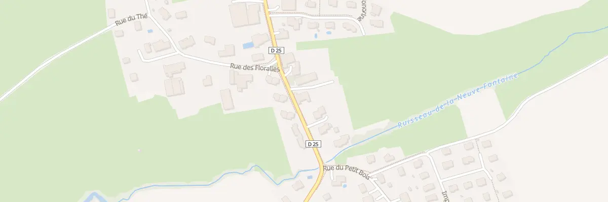 Plan du 25 Rue de la Gare à Chèvremont