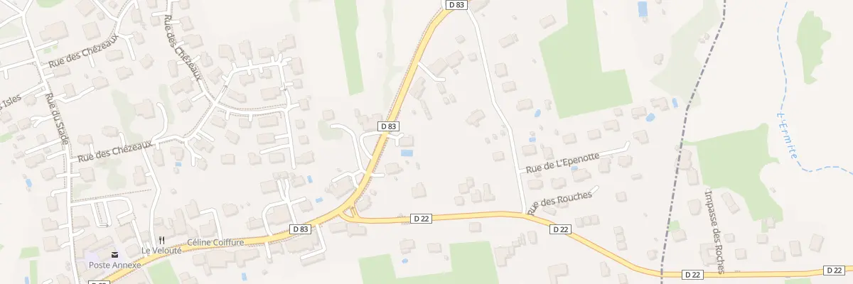 Plan du 62 Av du Général de Gaulle à Roppe