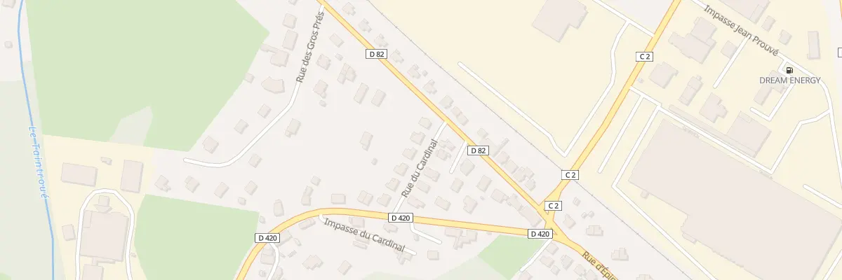 Plan du 4 Rue du Cardinal à Saint-Dié-des-Vosges