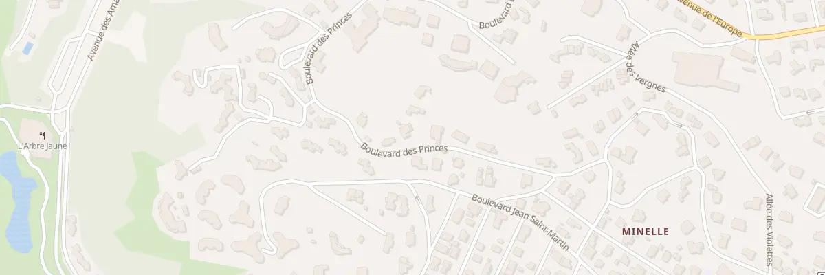 Plan du 694 Bd des Princes à Mandelieu-la-Napoule