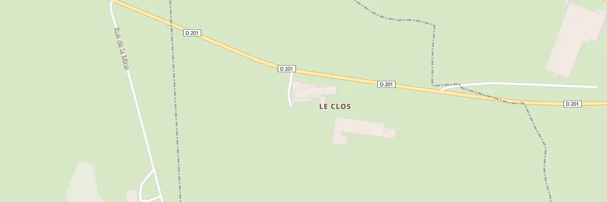 Plan du 5058 Le Clos à Courtefontaine
