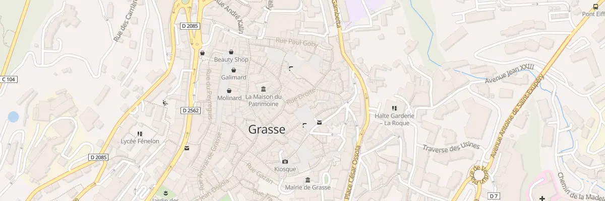 Plan du 32 Rue Droite à Grasse