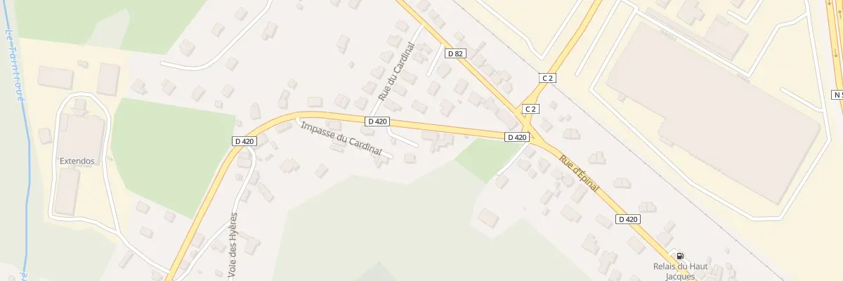 Plan du 43 Rue d’Epinal à Saint-Dié-des-Vosges