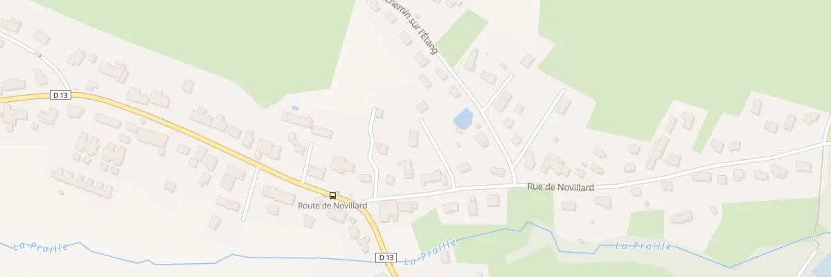 Plan du 107 Rue de Novillard à Vézelois