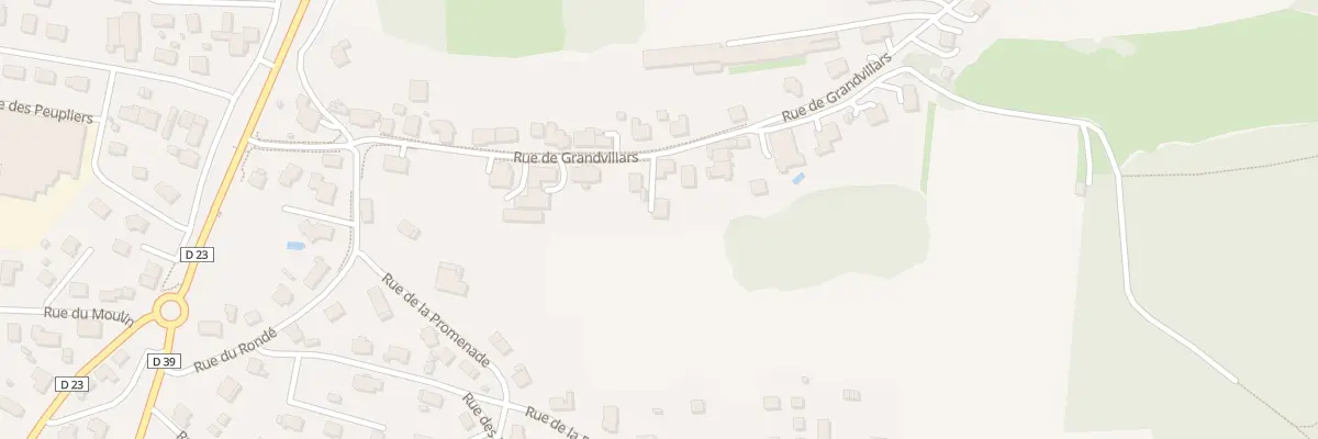 Plan du 8B Rue de Grandvillars à Méziré