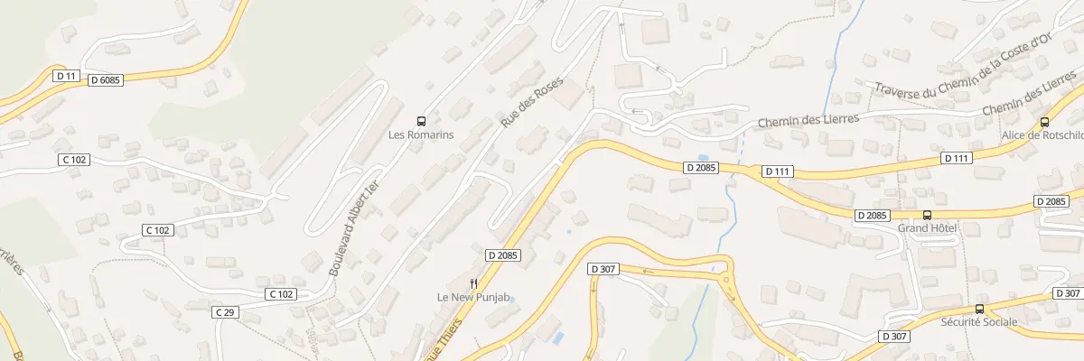 Plan du 35 Av Thiers à Grasse
