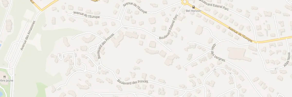 Plan du 807 Bd Estérel Parc à Mandelieu-la-Napoule