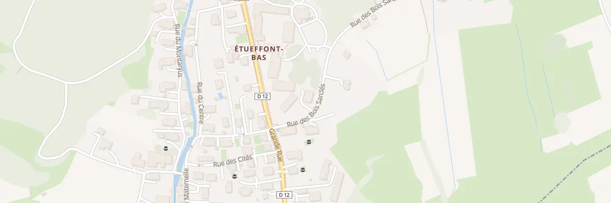 Plan du 1 Rue des Bois Sarcles à Étueffont