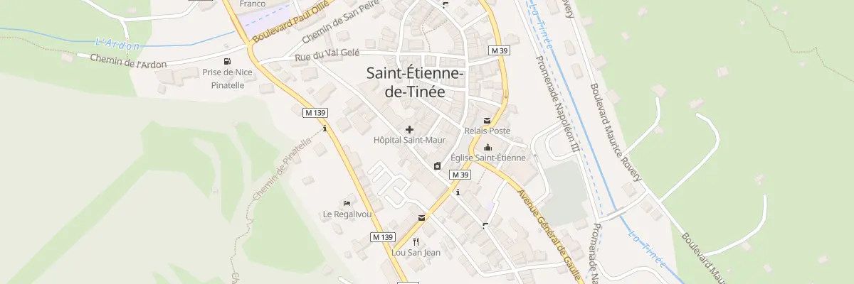 Plan du 3T Rue Droite à Saint-Étienne-de-Tinée