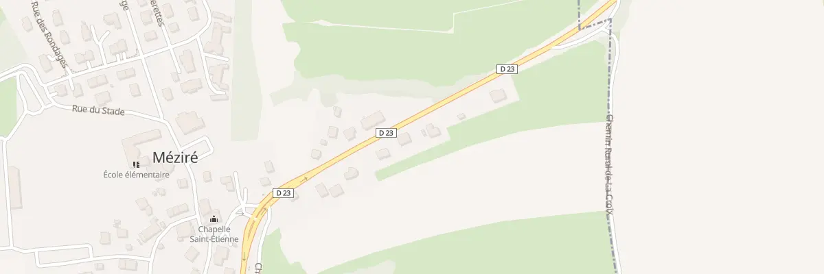 Plan du 6 Rue de Morvillars à Méziré