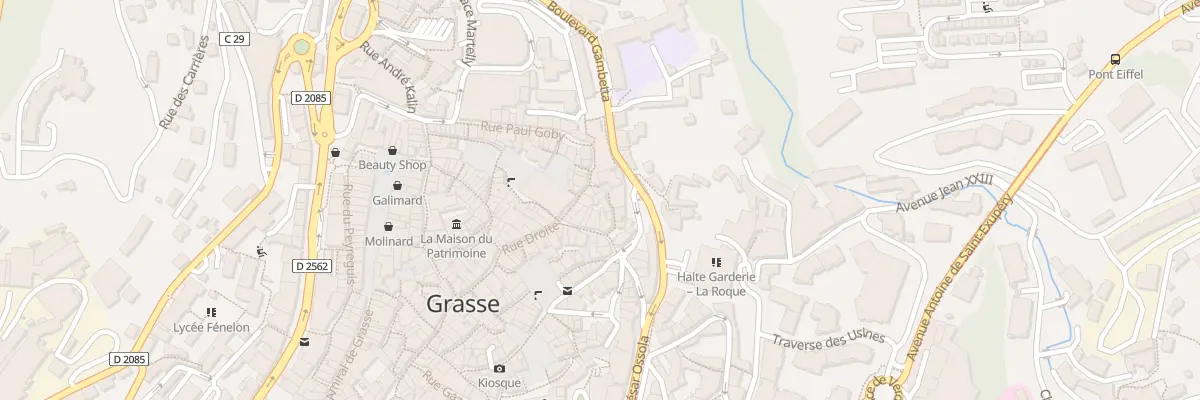 Plan du 5 Tra Sainte Marthe à Grasse