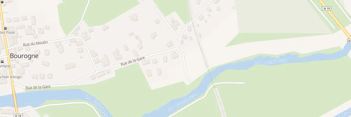 Plan du 14 Rue de la Gare à Bourogne
