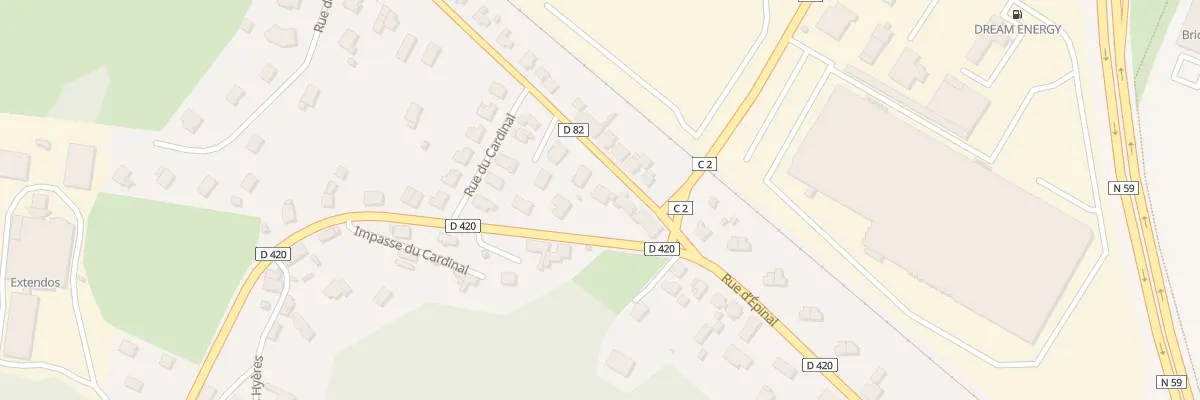 Plan du 5 Rte d’Herbaville à Saint-Dié-des-Vosges