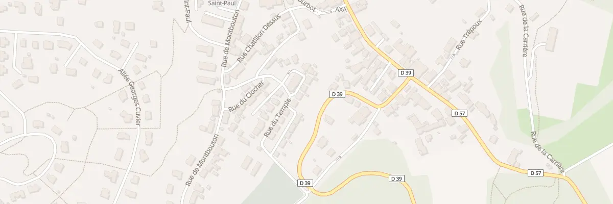 Plan du 17 Rue du Temple à Beaucourt