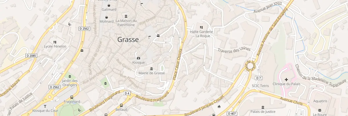 Plan du 4 Pl César Ossola à Grasse