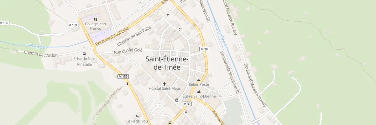 Plan du 30 Rue Longue à Saint-Étienne-de-Tinée