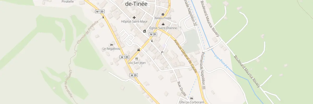 Plan du 48 Rue Droite à Saint-Étienne-de-Tinée