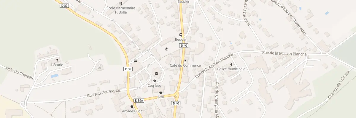 Plan du 37 Rue Pierre Beucler à Beaucourt