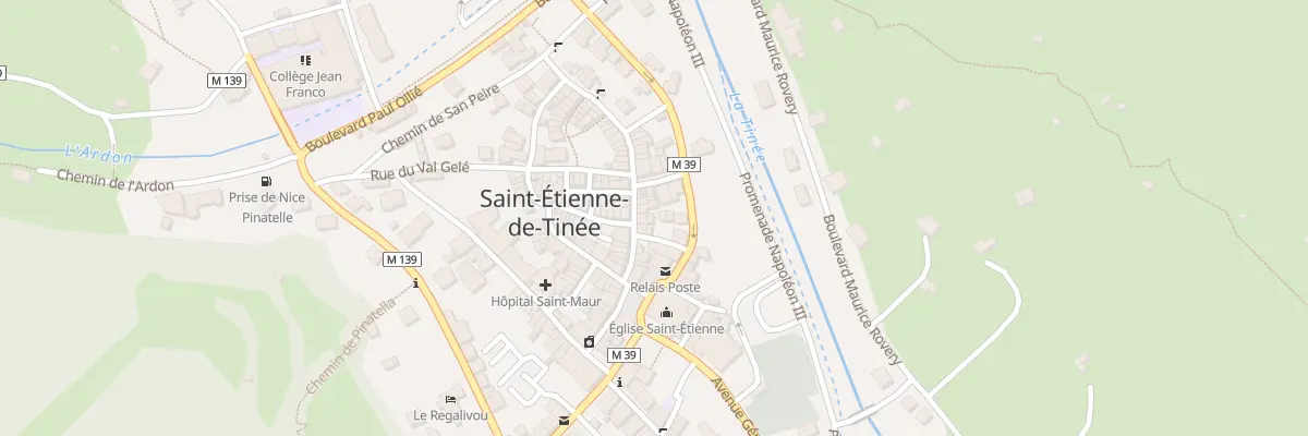 Plan du 31 Rue Longue à Saint-Étienne-de-Tinée