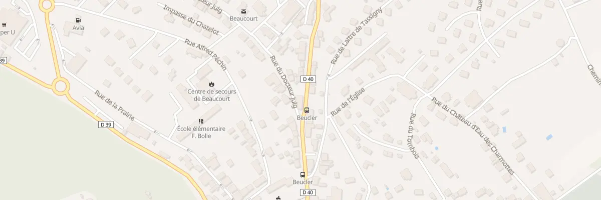 Plan du 53 Rue Pierre Beucler à Beaucourt