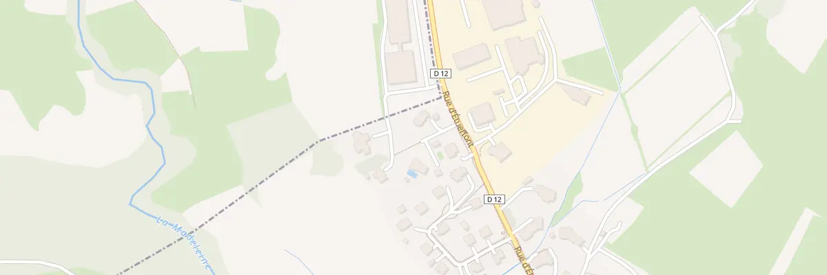 Plan du 33A Rue d’Etueffont à Anjoutey