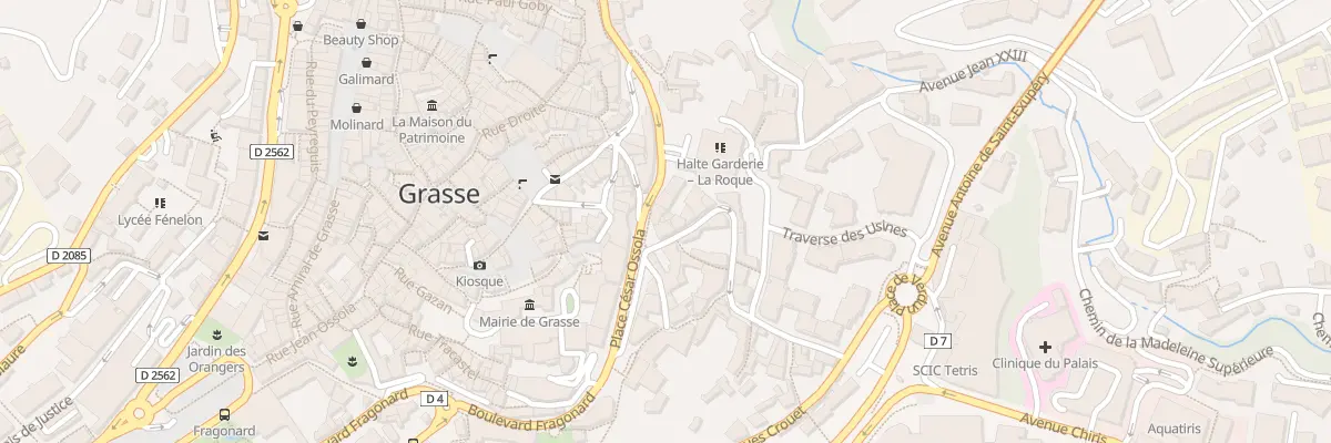 Plan du 1B Av Chiris à Grasse