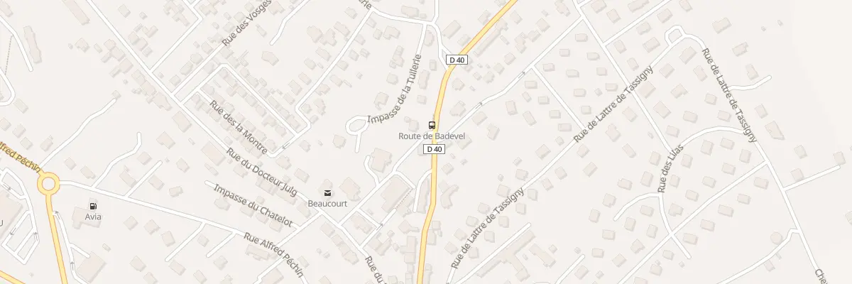 Plan du 79 Rue Pierre Beucler à Grosne