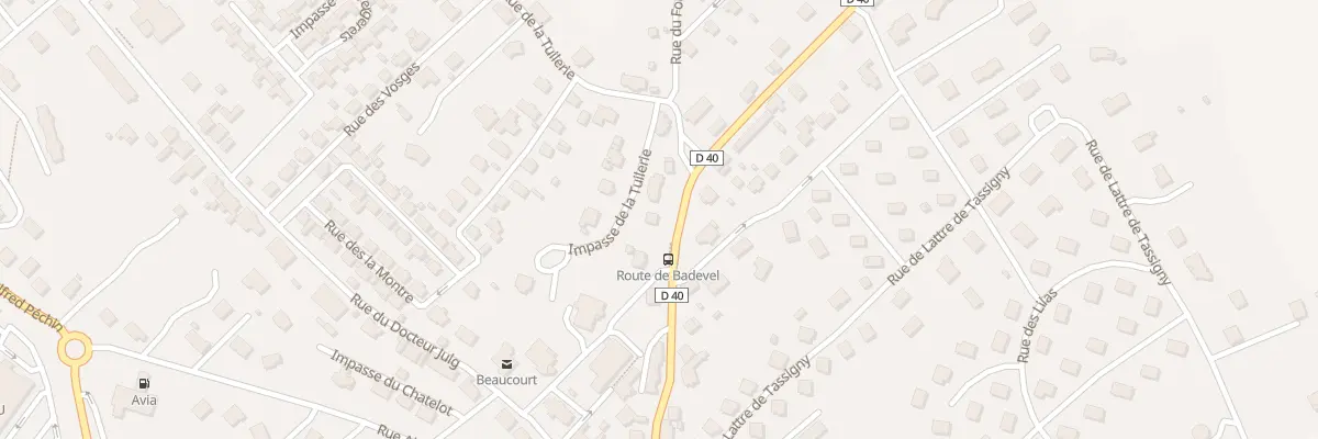 Plan du 83 Rue Pierre Beucler à Beaucourt