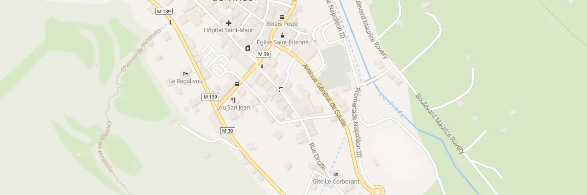 Plan du 21 Rue Droite à Saint-Étienne-de-Tinée
