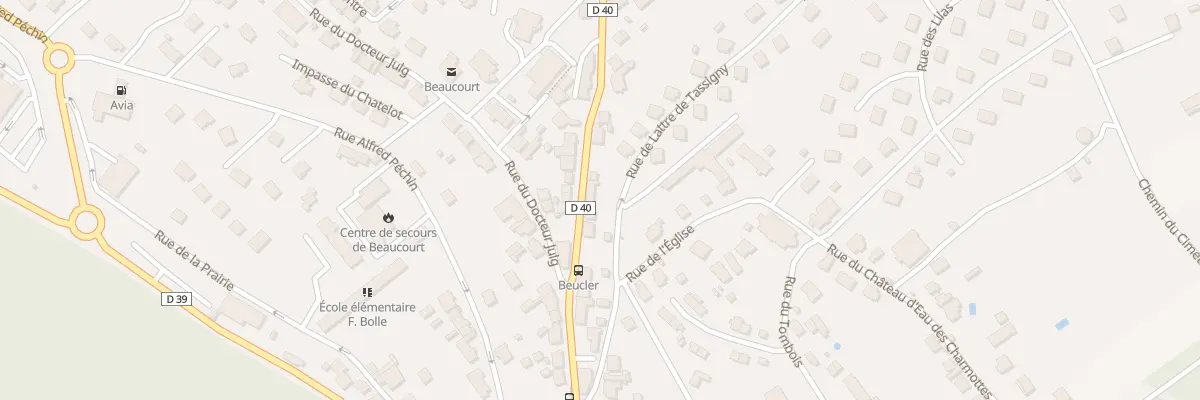 Plan du 52 Rue Pierre Beucler à Beaucourt