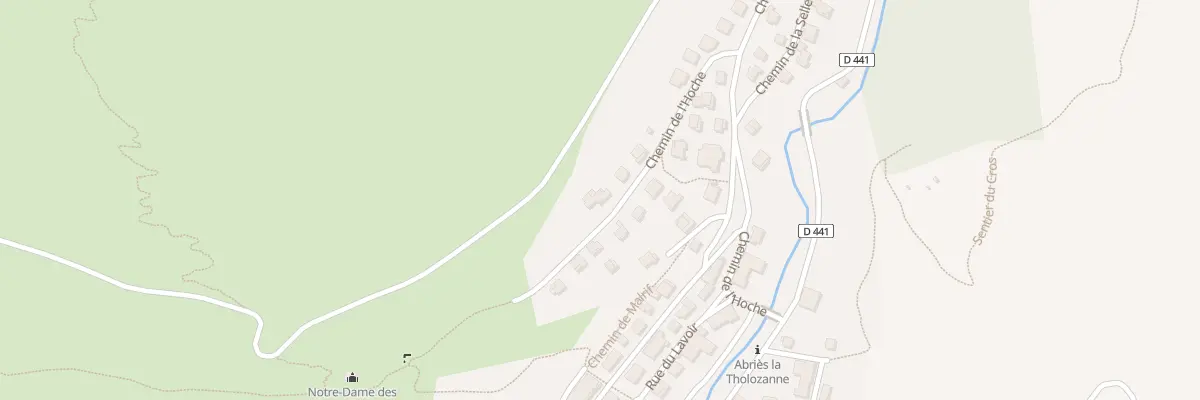 Plan du 18 Che de l’Hoche à Abriès-Ristolas