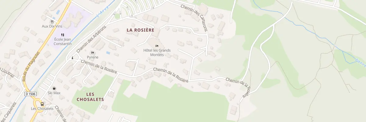 Plan du 281 Che de la Rosière à Chamonix-Mont-Blanc