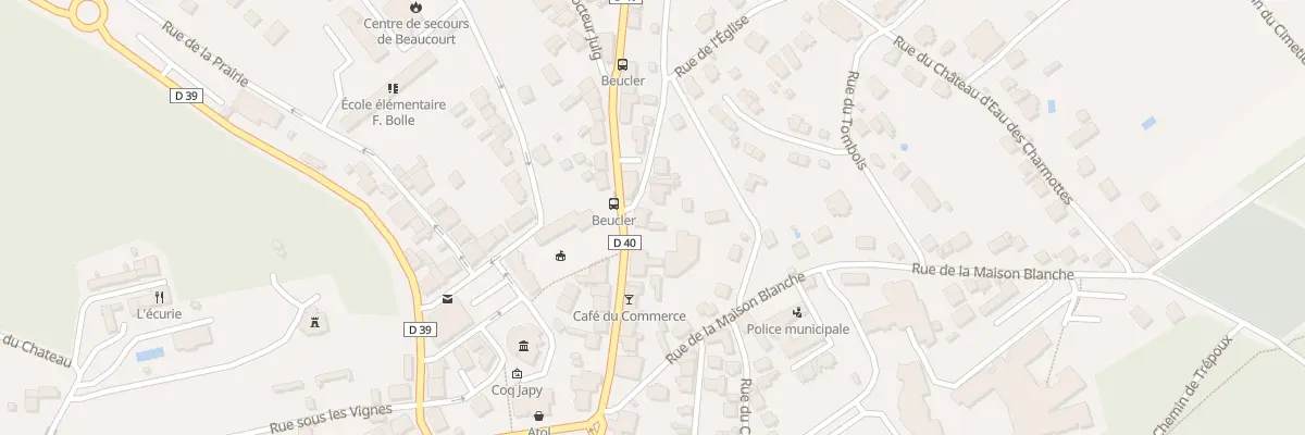 Plan du 32 Rue Pierre Beucler à Beaucourt