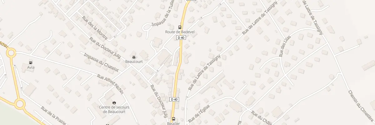 Plan du 58 Rue Pierre Beucler à Beaucourt
