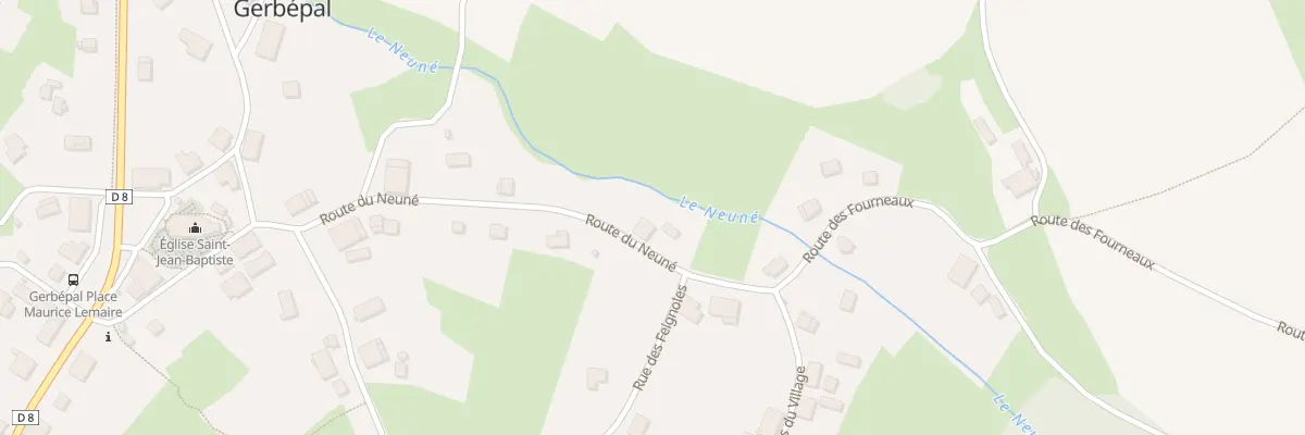 Plan du 13 Rte du Neuné à Gerbépal