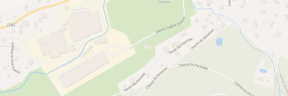 Plan du 17 Che Eugène Antoine à La Bresse