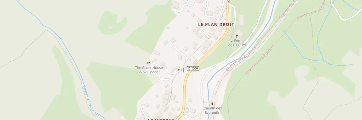 Plan du 210 Rte du Morzay-plan Droit à Vallorcine