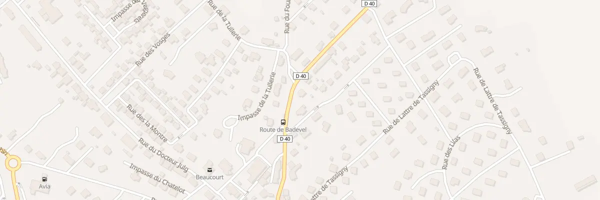 Plan du 68 Rue Pierre Beucler à Beaucourt