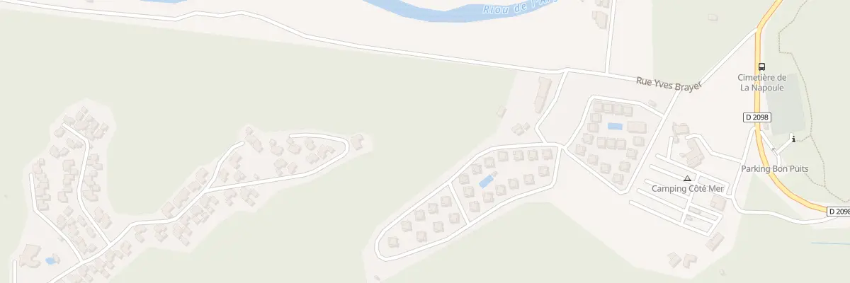 Plan du 965 Rue Yves Brayer à Mandelieu-la-Napoule